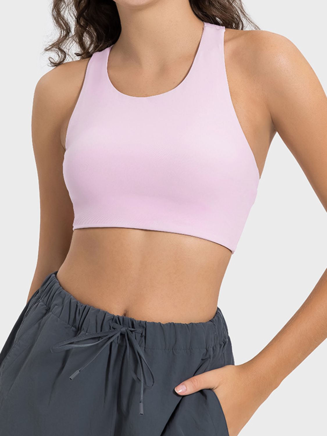 Millennia Cutout Round Neck Active Tank