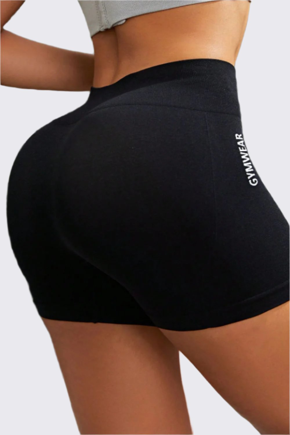 Slim Fit High Waistband Active Shorts