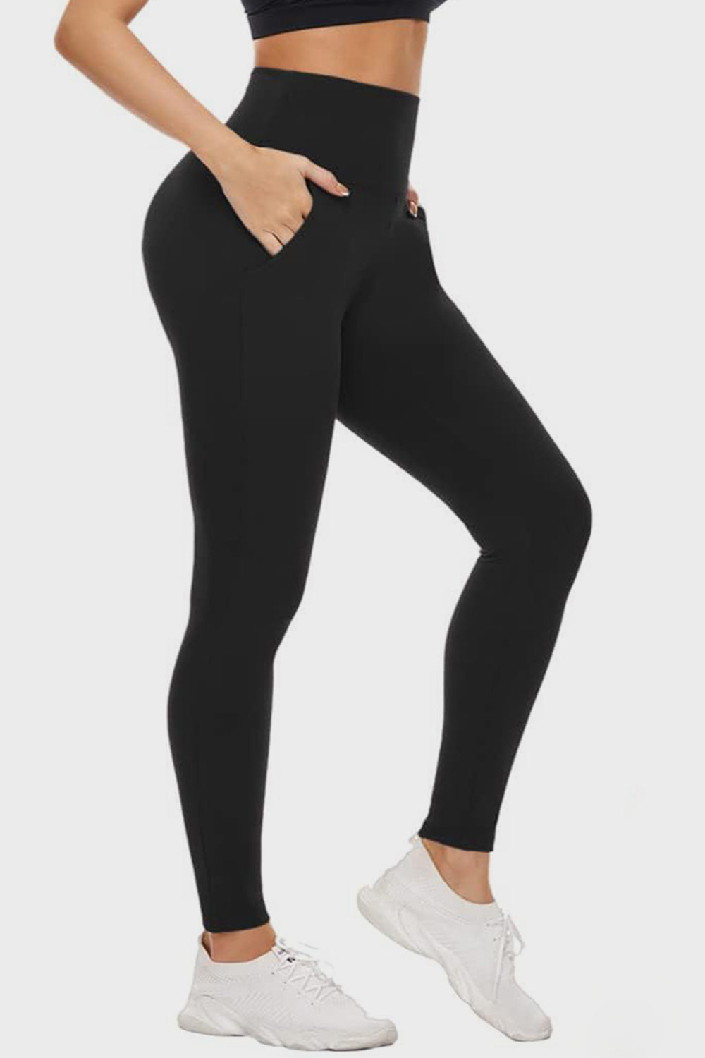 Pocketed High Waist Active Leggings