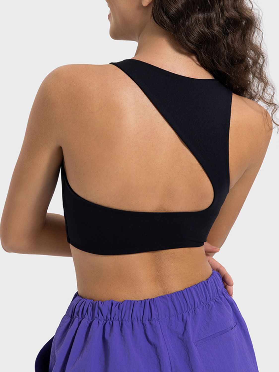 Millennia Cutout Round Neck Active Tank