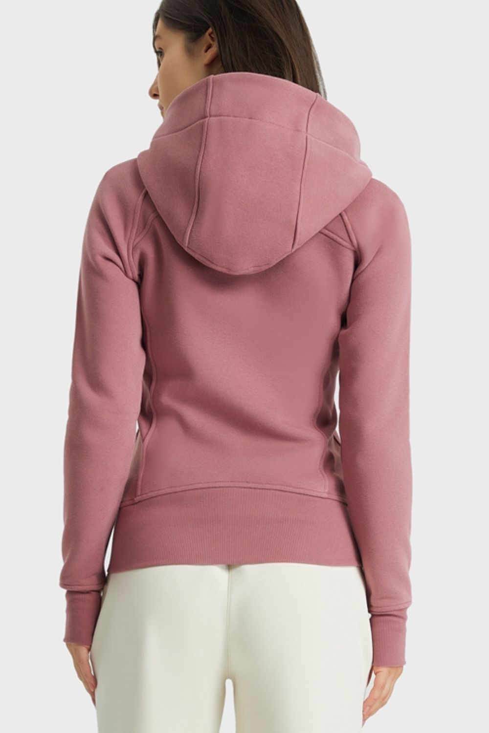 Millennia Zip Up Seam Detail Hooded Sports Jacket