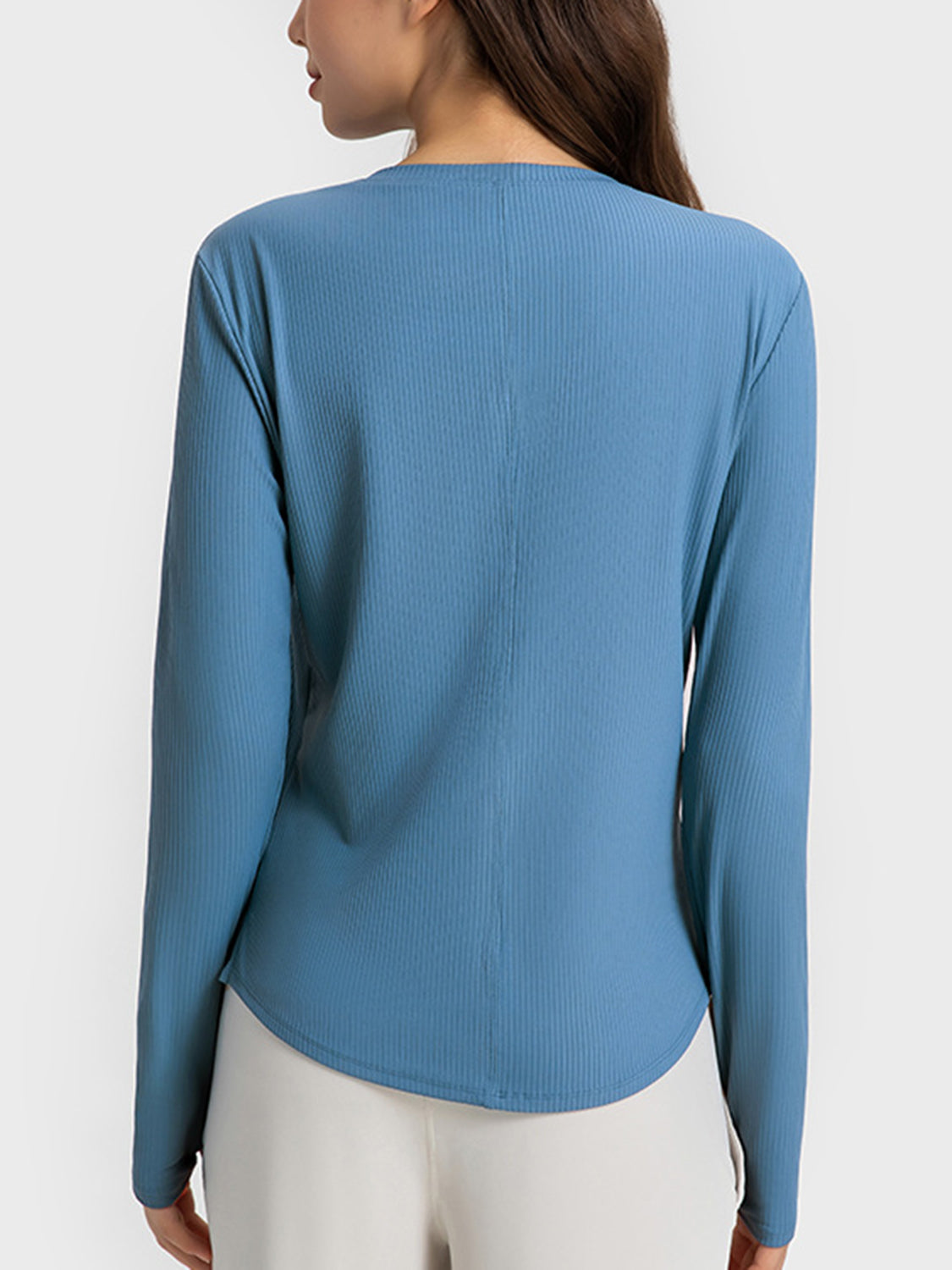 Millennia Round Neck Long Sleeve Sport Top